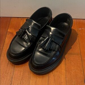 Dr. Martens Adrian Black Tassel Loafers - Women’s sz 5.5/6